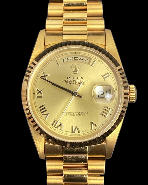 rolex gold oyster perpetual